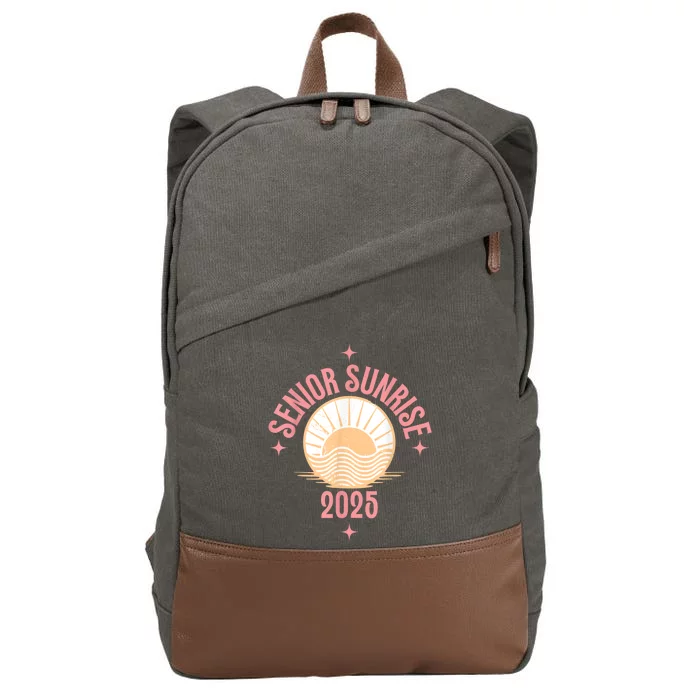 Magical Senior Sunrise 2025 High School 12th Twelfth Grade Cotton Canvas Backpack