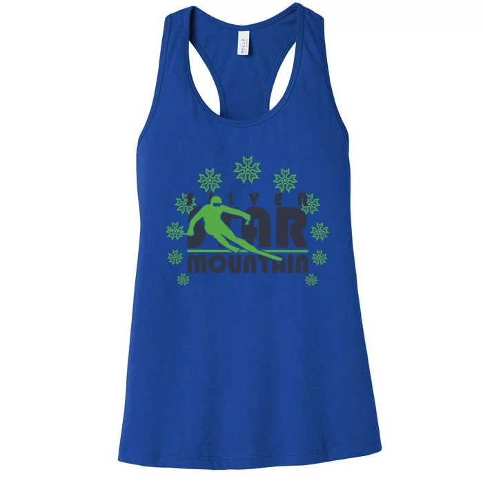 Mountain Ski Skiing Cute Gift Women's Racerback Tank