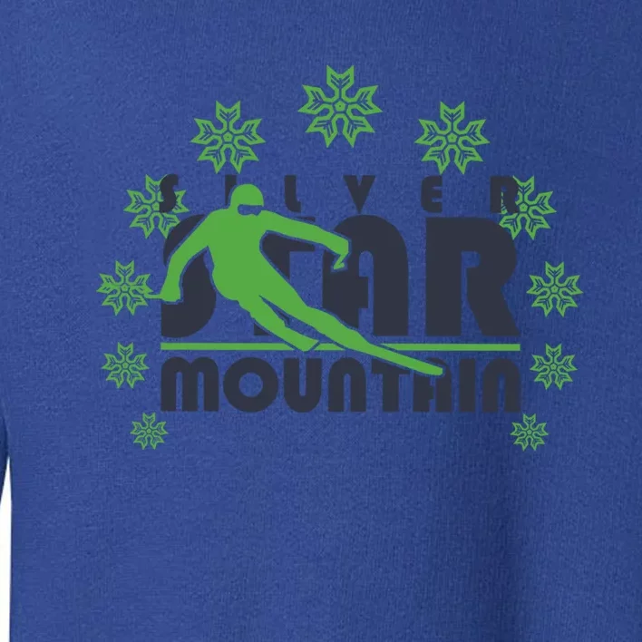 Mountain Ski Skiing Cute Gift Toddler Sweatshirt