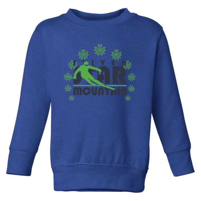 Mountain Ski Skiing Cute Gift Toddler Sweatshirt