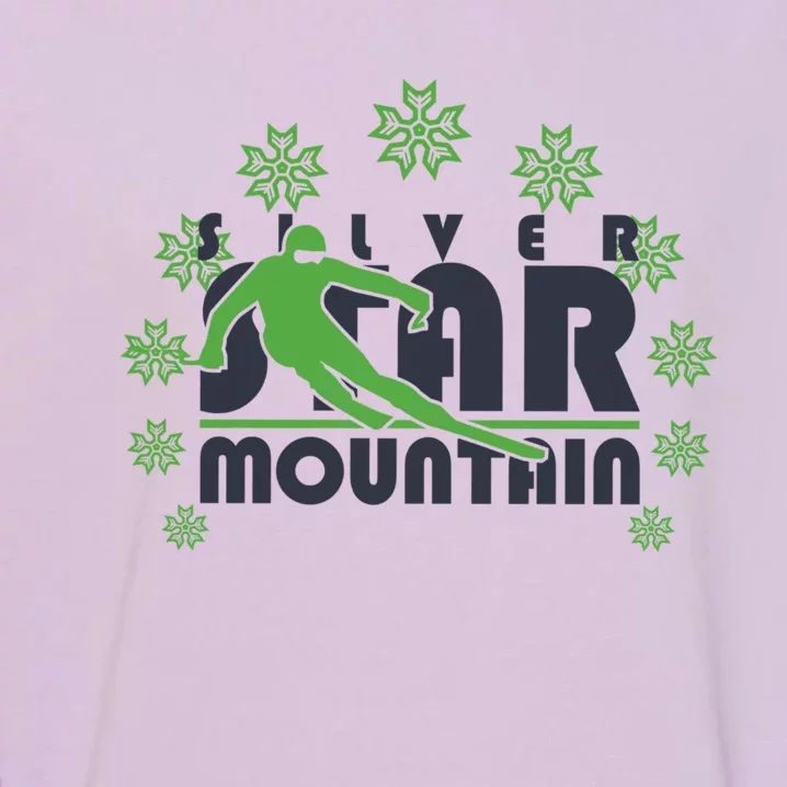 Mountain Ski Skiing Cute Gift Garment-Dyed Sweatshirt