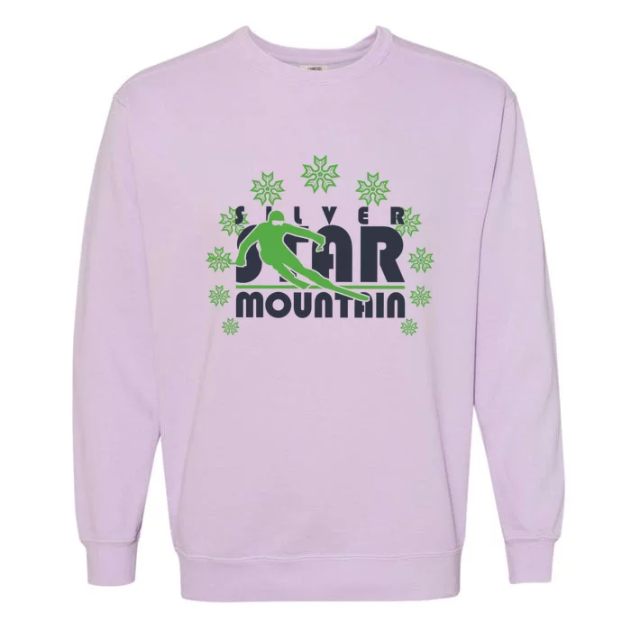 Mountain Ski Skiing Cute Gift Garment-Dyed Sweatshirt