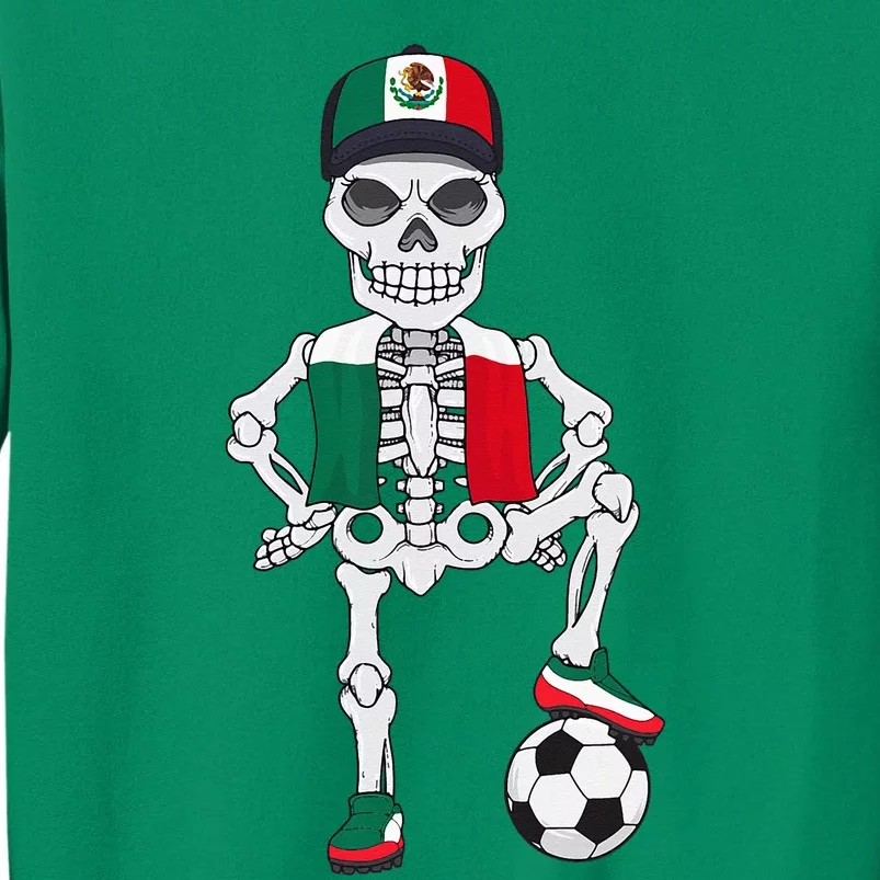 Mexico Soccer Skeleton Fan Team Sweatshirt