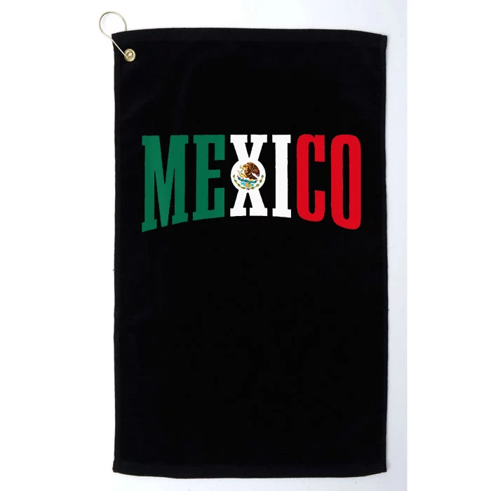 Mexico Sports Soccer Jersey Tee Flag Football Platinum Collection Golf Towel