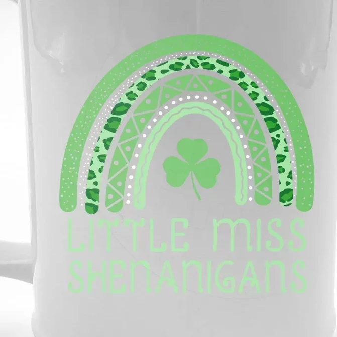 Miss Shenanigans St Patricks Day Rainbow Gift Front & Back Beer Stein