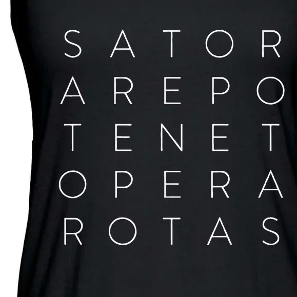 Modern Sator Square Arepo Tenet Opera Rotas Ladies Essential Flowy Tank