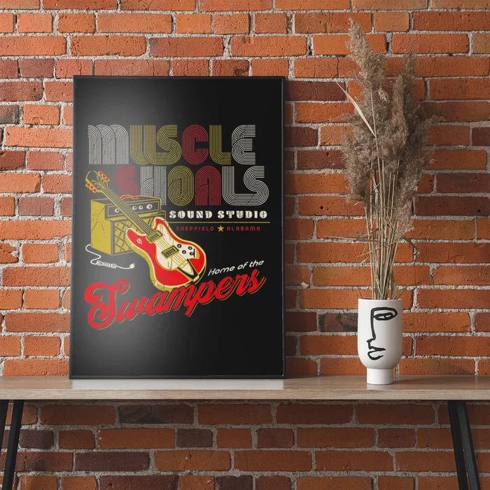 Muscle Shoals Sound Guitar Music Lovers Poster