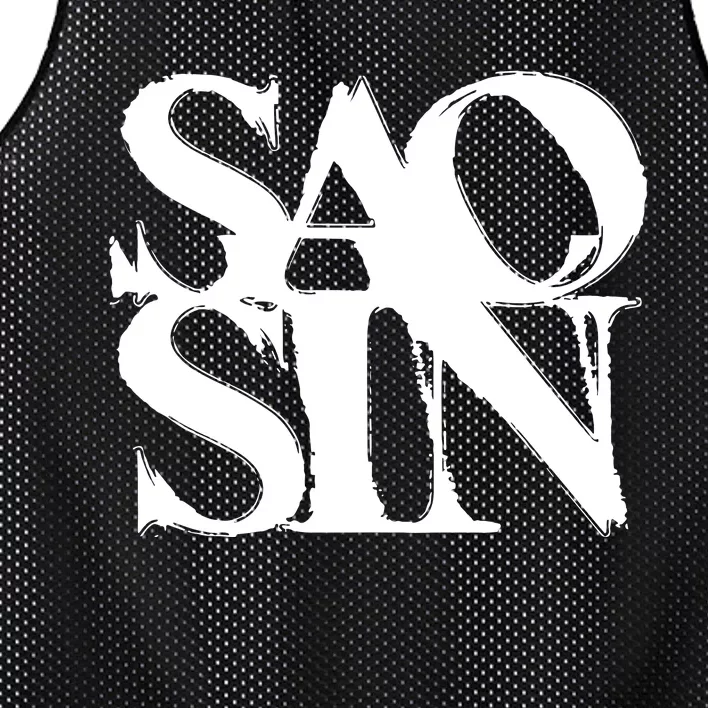 Martpunkshop Saosin Stacked Mesh Reversible Basketball Jersey Tank