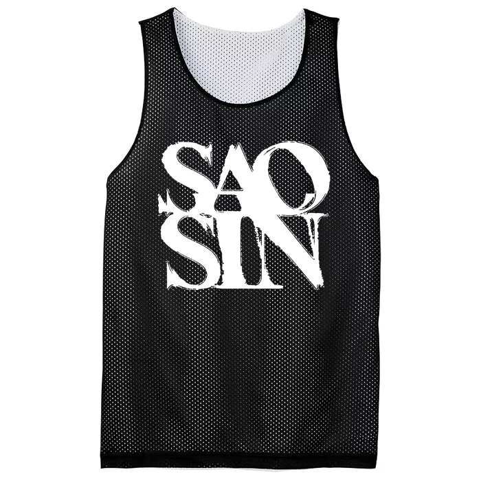 Martpunkshop Saosin Stacked Mesh Reversible Basketball Jersey Tank