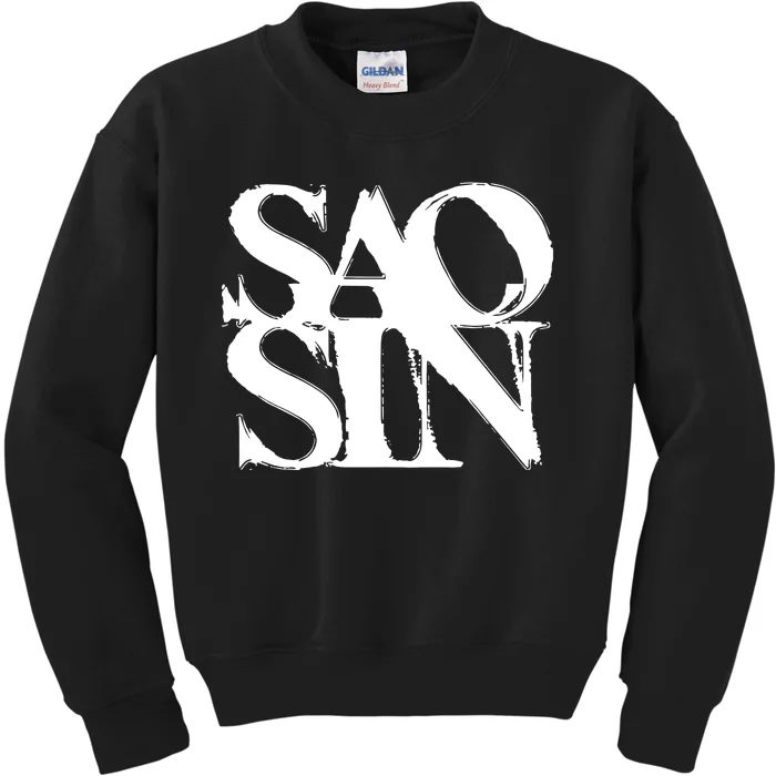 Martpunkshop Saosin Stacked Kids Sweatshirt