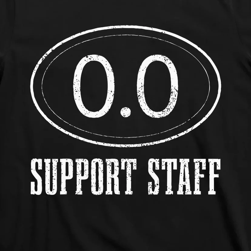 Marathon Support Staff 0.0 Funny Marathoner Runner T-Shirt