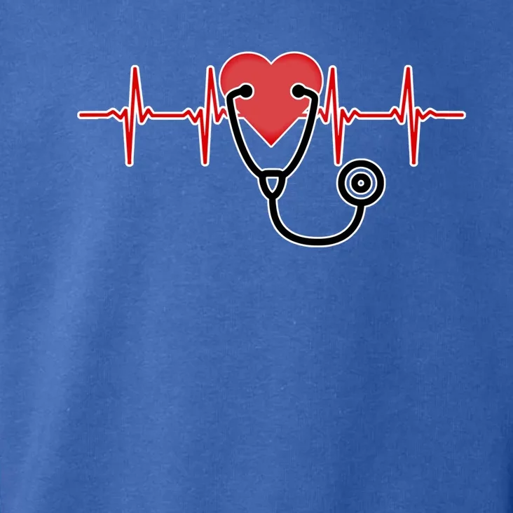 Med School Student Heartbeat Medical Graduate Doctor Graphic Cool Gift Toddler Hoodie