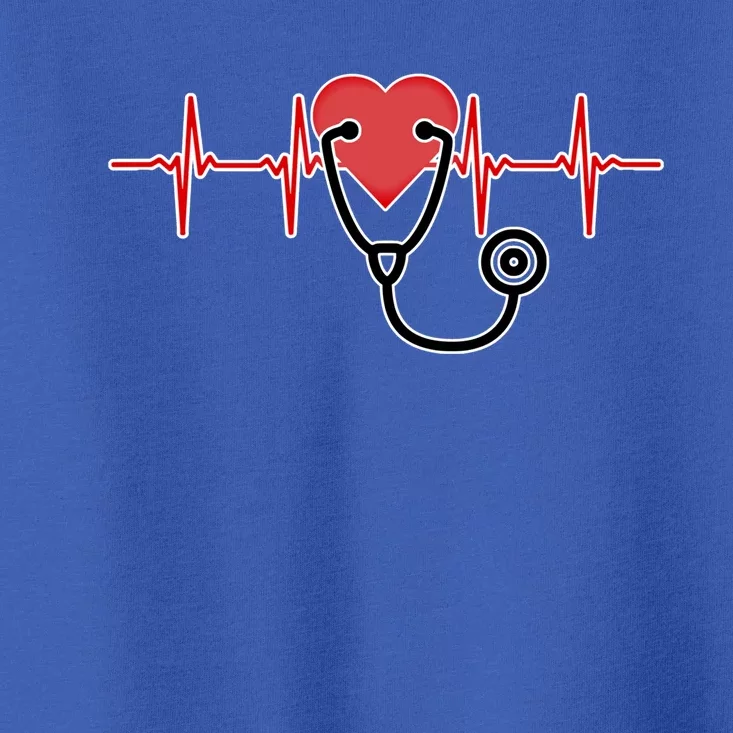 Med School Student Heartbeat Medical Graduate Doctor Graphic Cool Gift Toddler T-Shirt