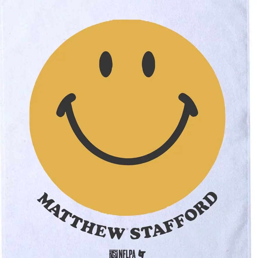 Matthew Stafford Smile Platinum Collection Golf Towel