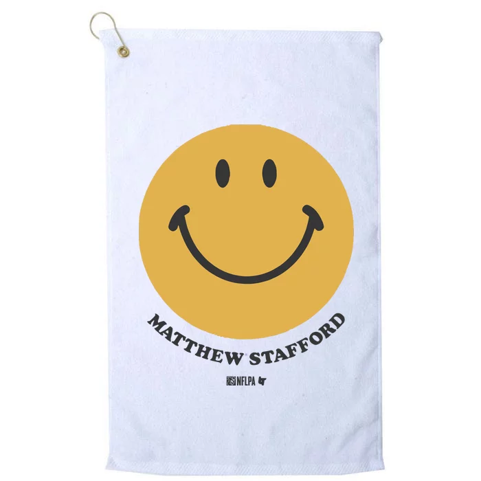 Matthew Stafford Smile Platinum Collection Golf Towel