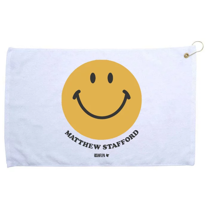 Matthew Stafford Smile Grommeted Golf Towel