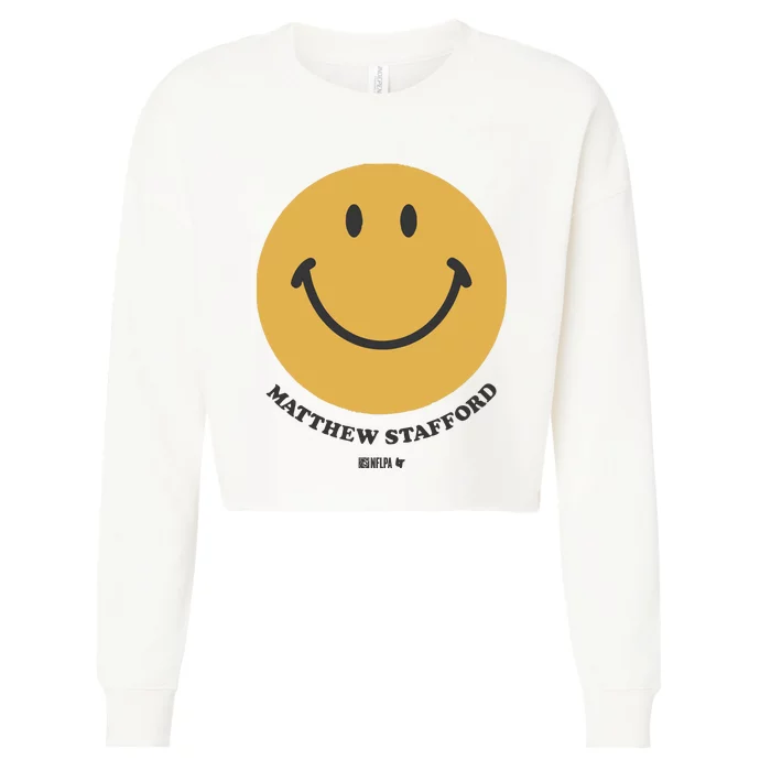 Matthew Stafford Smile Cropped Pullover Crew