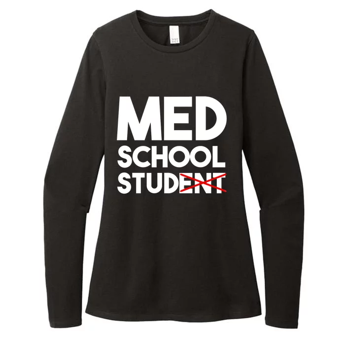 Med School Student Stud Funny Medical School Doctor Cute Gift Womens CVC Long Sleeve Shirt