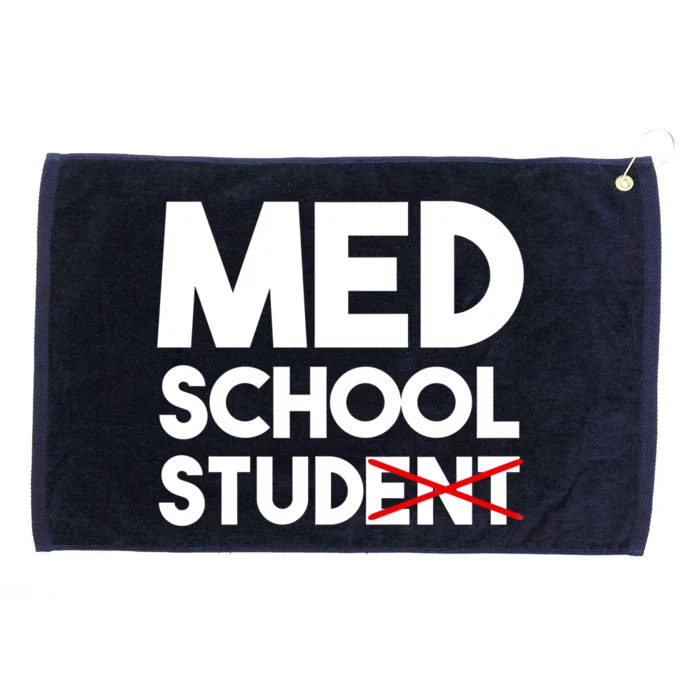 Med School Student Stud Funny Medical School Doctor Cute Gift Grommeted Golf Towel