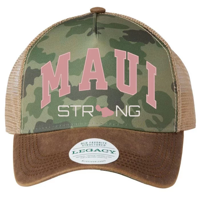 Maui Strong Support Lahaina Hawaii Legacy Tie Dye Trucker Hat