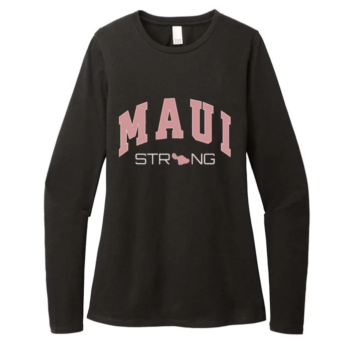 Maui Strong Support Lahaina Hawaii Womens CVC Long Sleeve Shirt