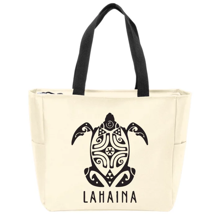 Maui Strong Sea Turtles Lahaina Zip Tote Bag