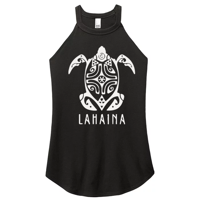 Maui Strong Sea Turtles Lahaina Hawaii Support Women’s Perfect Tri Rocker Tank