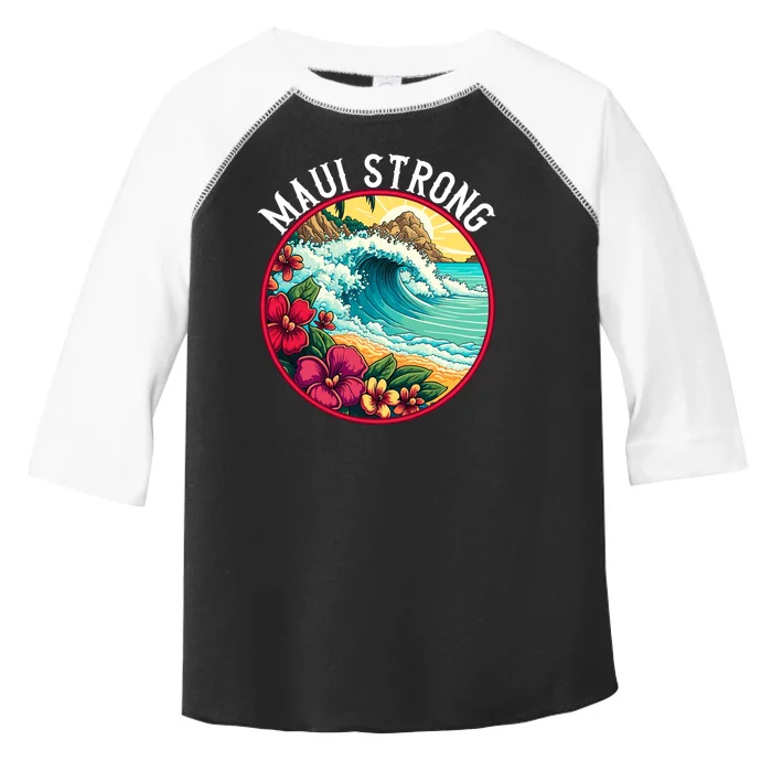 Maui Strong Support For Hawaii Fire Victims Hawaii Fires Lahaina Fires Toddler Fine Jersey T-Shirt