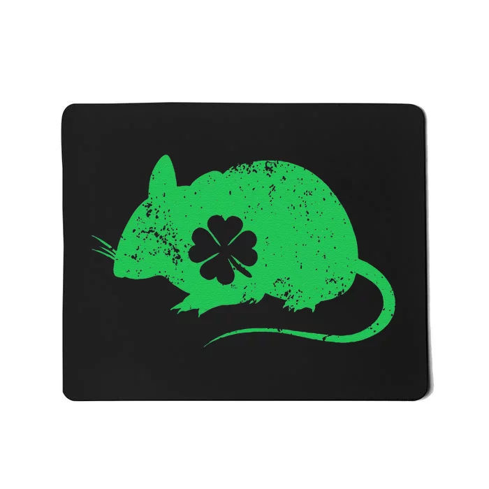 Mice Shamrock St. Patrick's Day Saint Paddy's Mice Lover Mousepad