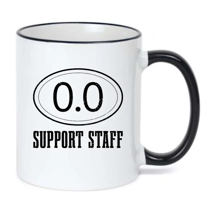 Marathon Support Staff 00 Funny Marathoner Runner Black Color Changing Mug