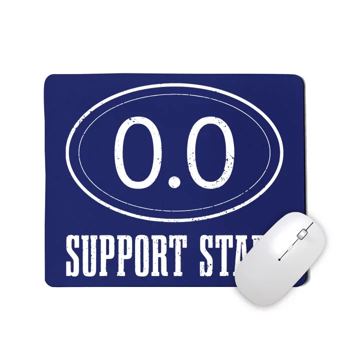 Marathon Support Staff 00 Funny Marathoner Runner Mousepad