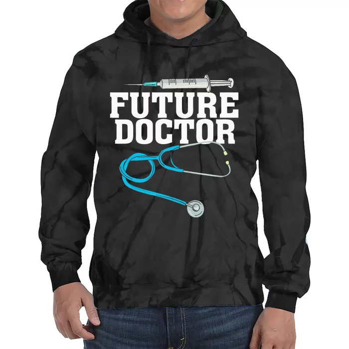 Medical School Student Funny Future Doctor in Training Tie Dye Hoodie