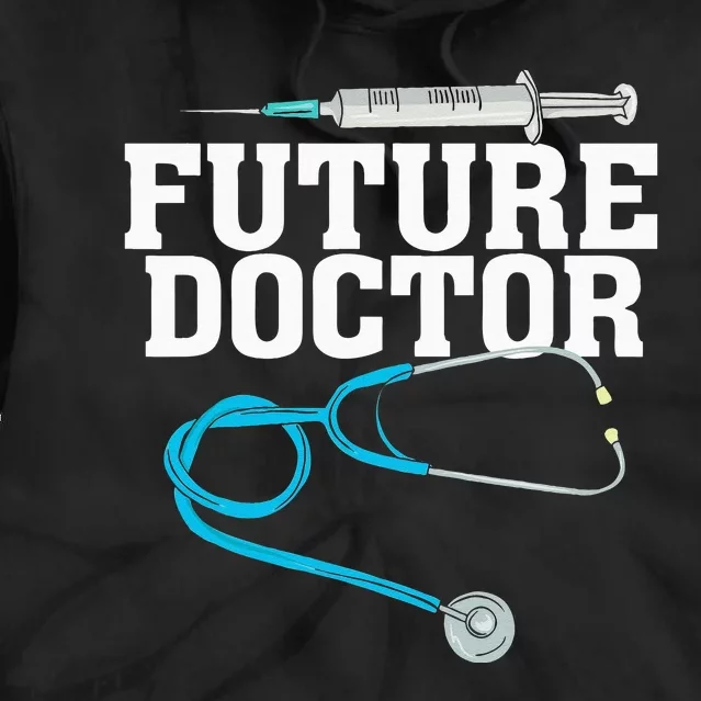 Medical School Student Funny Future Doctor in Training Tie Dye Hoodie