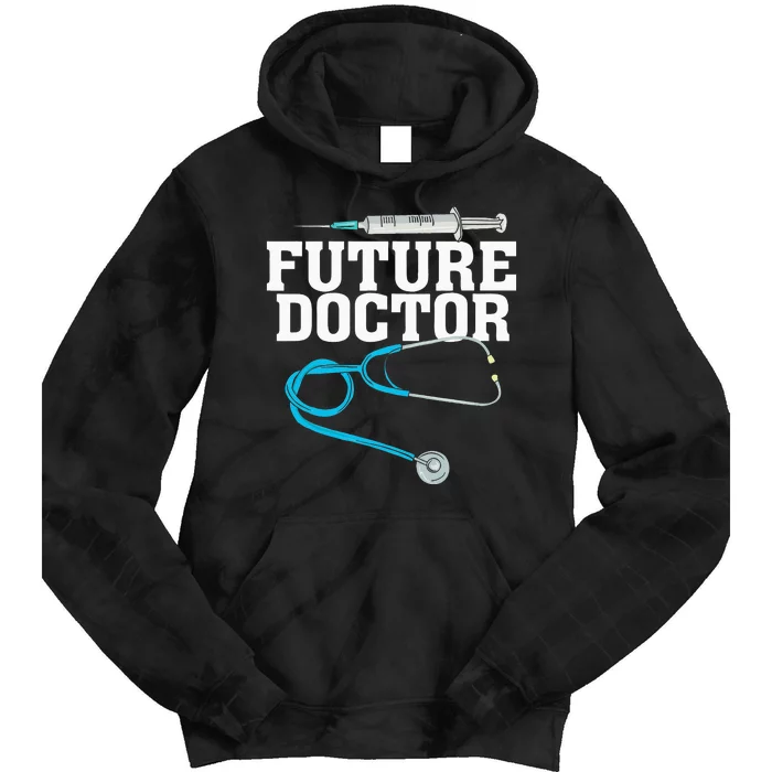 Medical School Student Funny Future Doctor in Training Tie Dye Hoodie