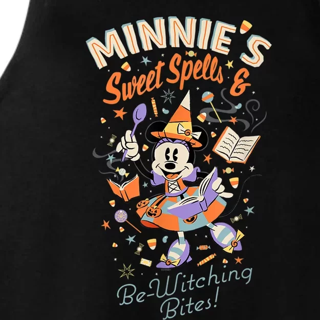 Minnie’s Sweet Spells & BeWitching Bites Halloween Ladies Tri-Blend Wicking Tank