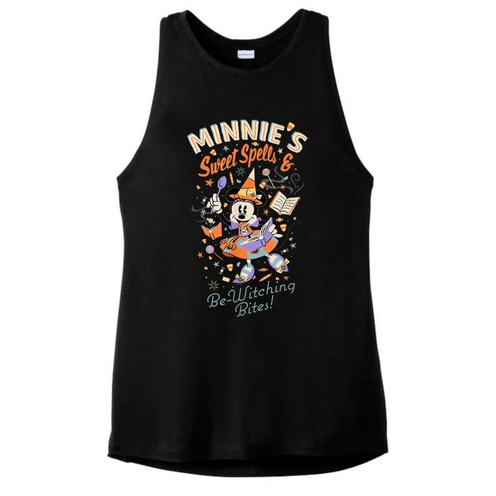 Minnie’s Sweet Spells & BeWitching Bites Halloween Ladies Tri-Blend Wicking Tank