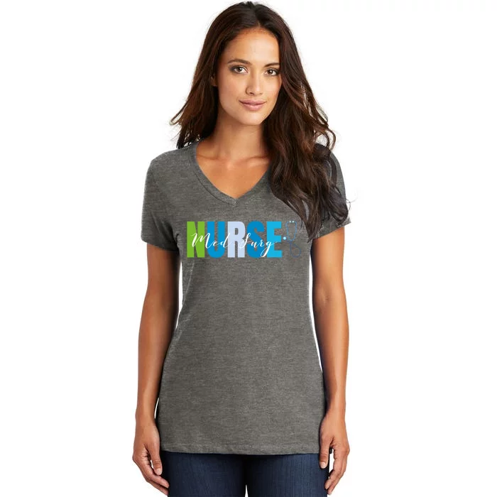 Med Surg Squad Medical Surgical Women's V-Neck T-Shirt