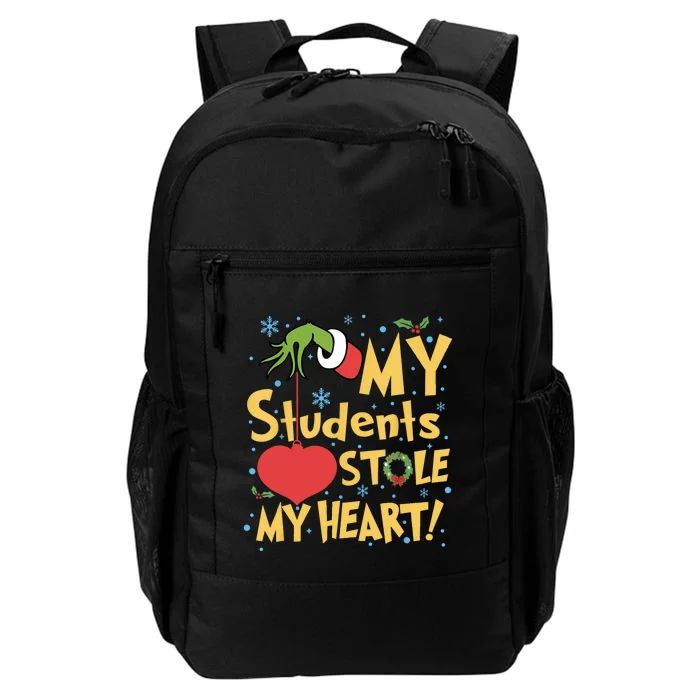 My Students Stole My Heart Christmas School Teacher Daily Commute Backpack