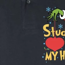 My Students Stole My Heart Christmas School Teacher Softstyle Adult Sport Polo