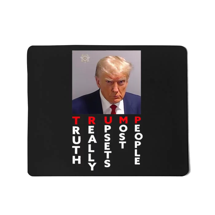 Mug Shot Trump Never Surrender Pro Trump Mousepad