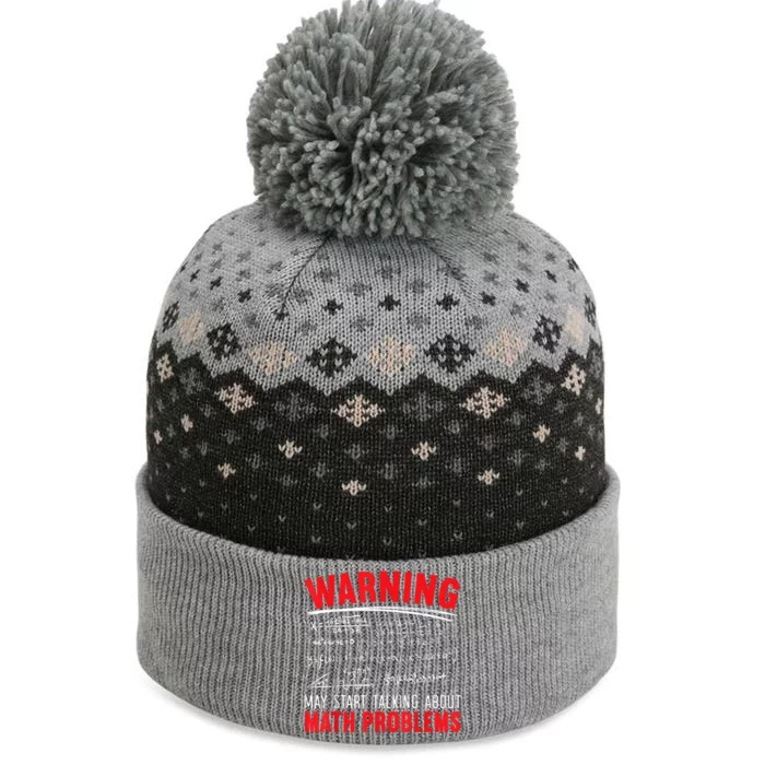 May Start Talking About Math Problems Mathematicians The Baniff Cuffed Pom Beanie