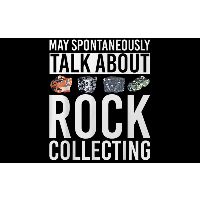 May Spontaneously Talk About Rock Collecting Geology Bumper Sticker