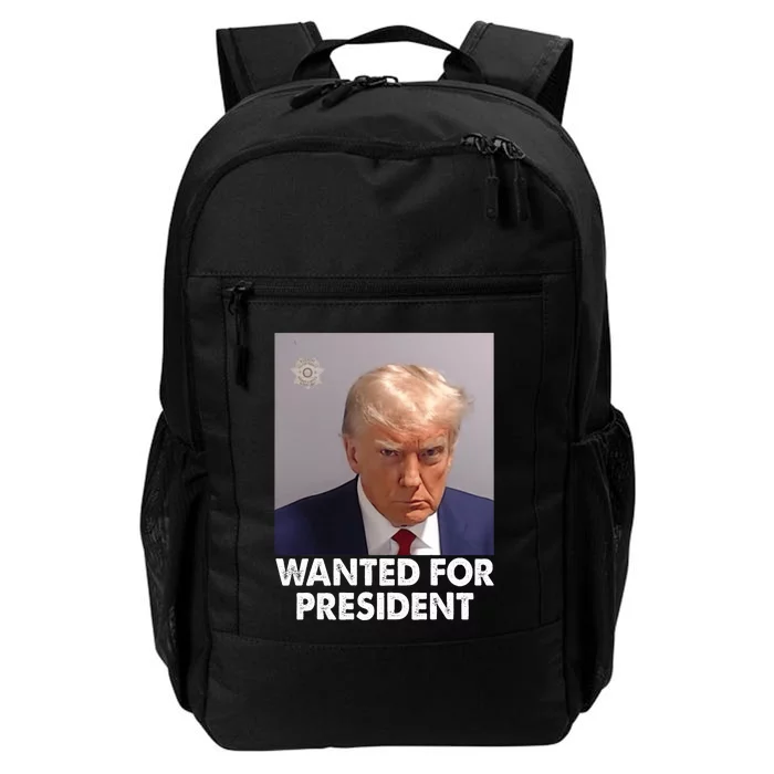 Mug Shot Trump Wanted For President Daily Commute Backpack