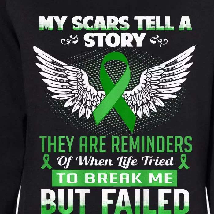 My Scars Tell A Story Kidney Disease Awareness Womens California Wash Sweatshirt