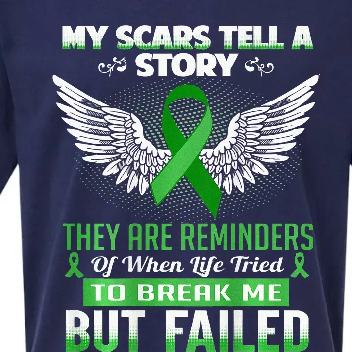 My Scars Tell A Story Kidney Disease Awareness Sueded Cloud Jersey T-Shirt