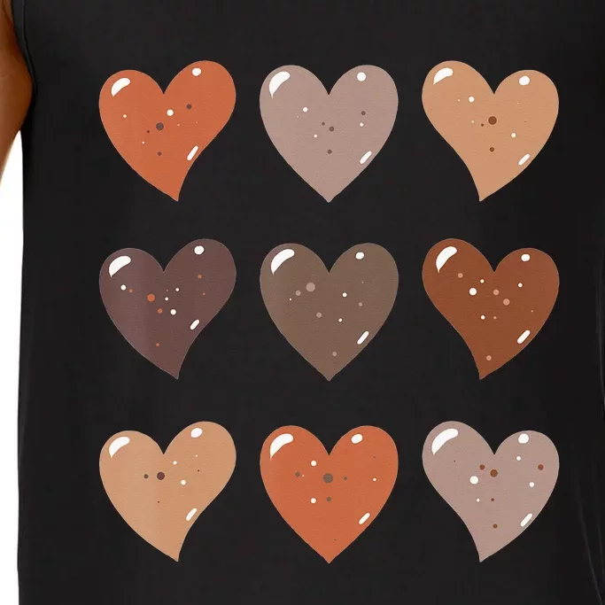 Melanin Skin Tone Hearts Comfort Colors® Tank Top