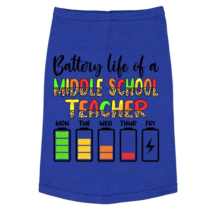 Middle School Teacher Battery Life Middle School Teachers Gift Doggie Tank