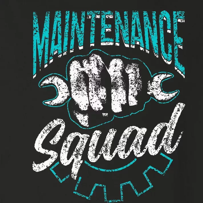 Maintenance Squad Technician Worker Maintenance Man Toddler Long Sleeve Shirt