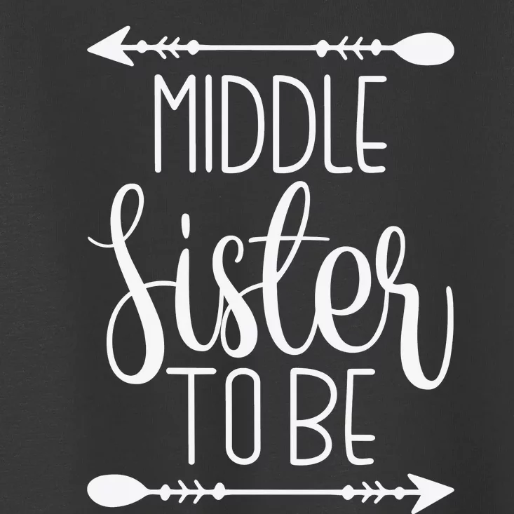 Middle Sister To Be Toddler T-Shirt