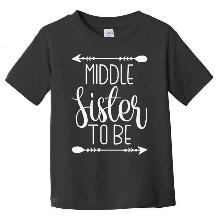 Middle Sister To Be Toddler T-Shirt